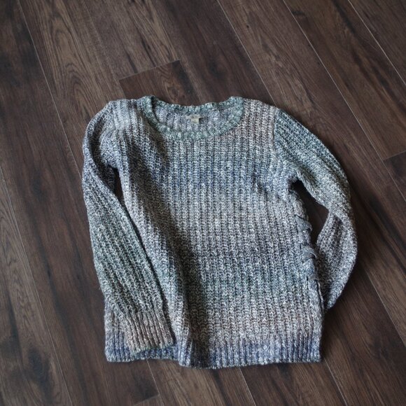 Tweed Ladies Sweater By Lucky Brand - Picture 2 of 5